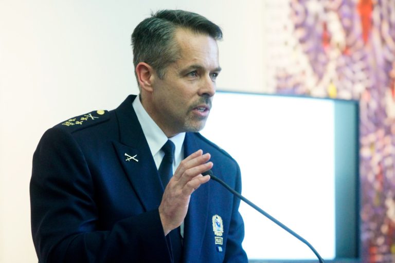 Pierre Brochet, directeur du Service de police et responsable du Bureau de l'intégrité et de l'éthique de Laval.