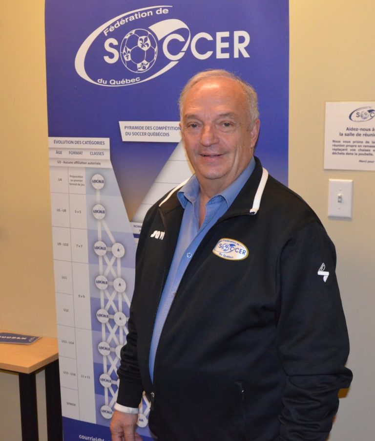 Pierre Marchand est le nouveau président du soccer au Québec.
