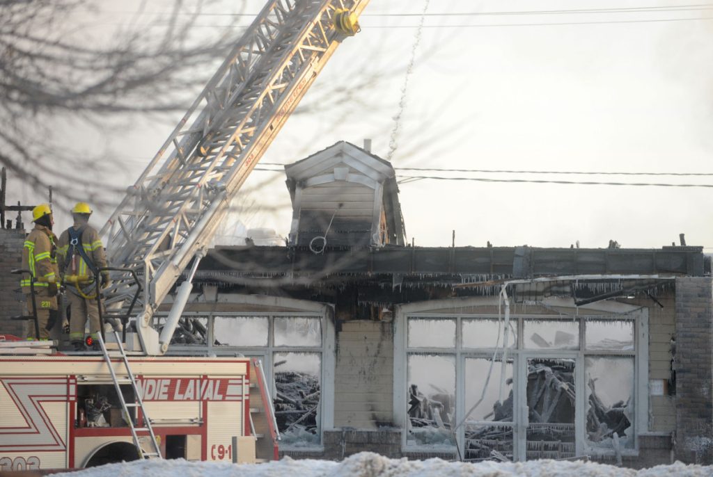 Accélérant trouvé dans l'incendie de Vimont Courrier Laval