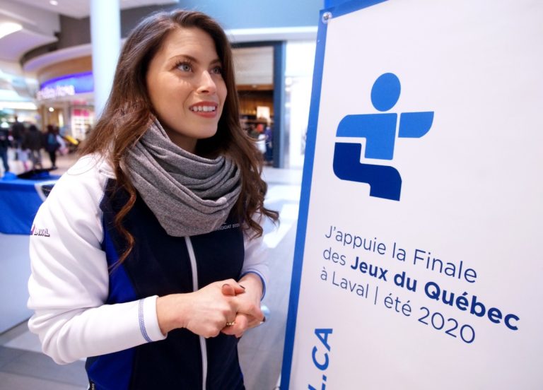 Mission accomplie pour Laval. L'ambassadrice Roseline Filion a mobilisé les gens pour appuyer le projet d'accueillir les Jeux du Québec en 2020.