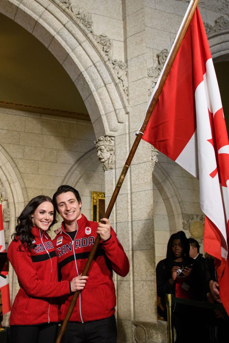 Tessa Virtue et Scott Moir porteront le drapeau du canada aux Jeux olympiques.