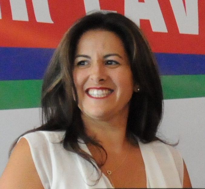 Sonia Baudelot, chef du parti Avenir Laval.