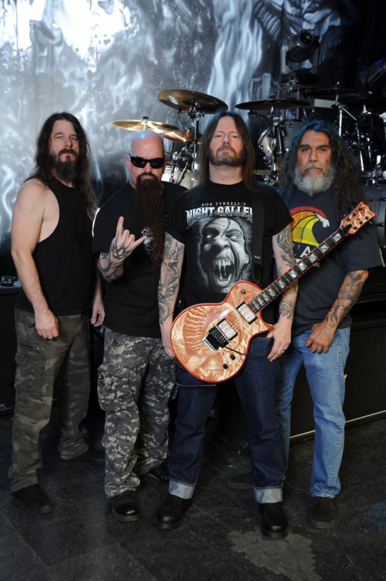 Le groupe californien Slayer a été formé en 1981 par les guitaristes Kerry King et Jeff Hanneman, ce dernier étant décédé en 2013.