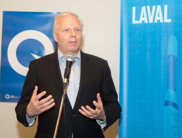 Jean-François Lisée lors de son passage au congrès régional du PQ-Laval, le 28 mai.