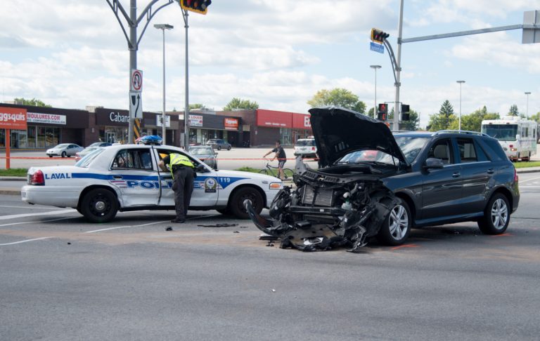 Deux policières ont été légèrement blessées dans un accident, le 29 août.