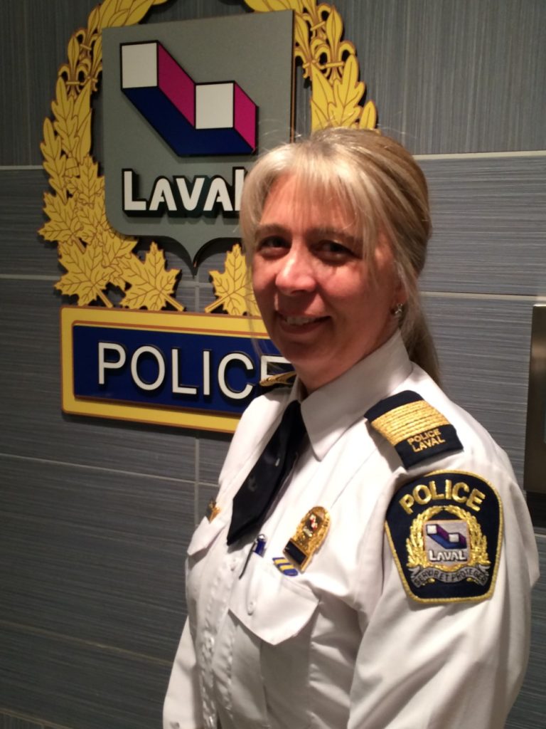 Chantal Sicard travaille à la police de Laval depuis 1991. (Photo TC Media) 