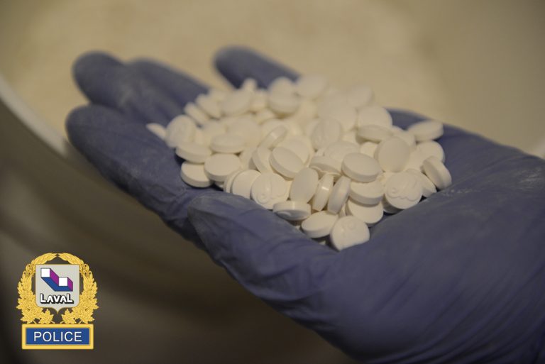 Le 11 juin, la police de Laval et 11 corps policiers ont démantelé un vaste réseau de trafiquants de drogues qui opérait dans la Couronne Nord de Montréal, mettant la main sur 660 000 pilules de drogues de synthèse.