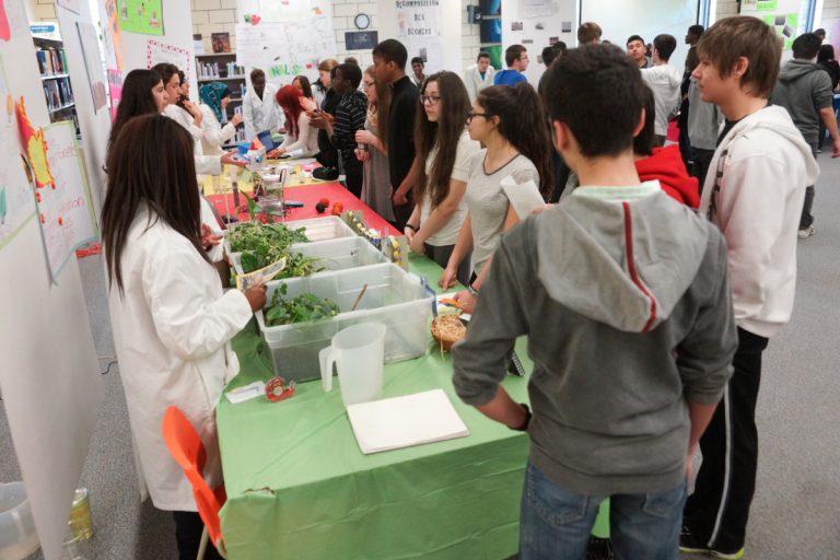 Les élèves d'Horizon Jeunesse ont visité l'expo-sciences, le 21 avril.