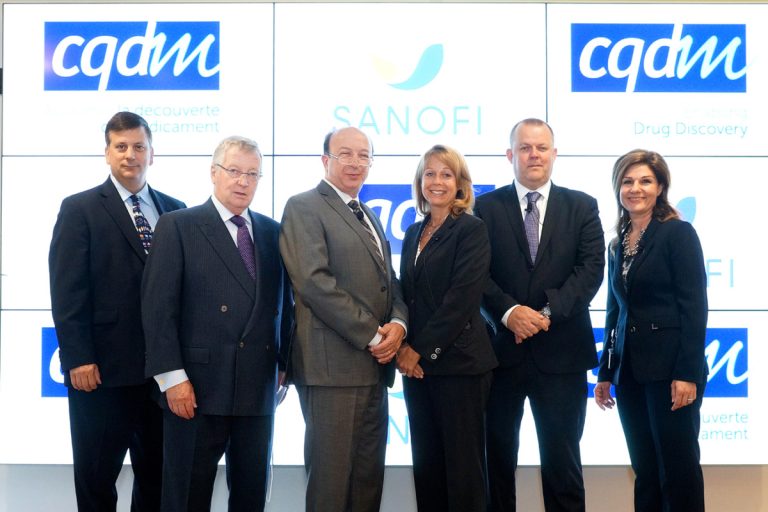 Le CQDM et Sanofi Canada s’associent pour accélérer la découverte de médicaments.