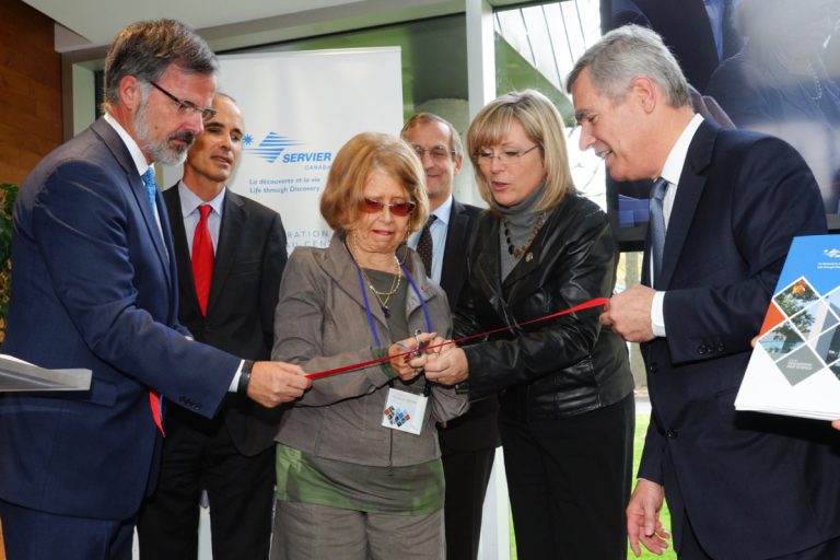 Dr Madeleine Tremblay Servier a pris part à la cérémonie soulignant l'inauguration du nouveau centre d’excellence en recherche clinique de Servier Canada, le 10 octobre.