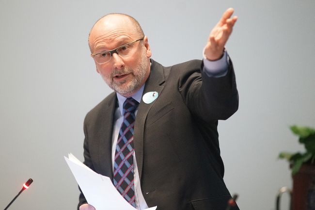 Michel Trottier, conseiller indépendant et chef intérimaire du Parti Laval, une formation politique en voie d'accréditation au Bureau du DGEQ.