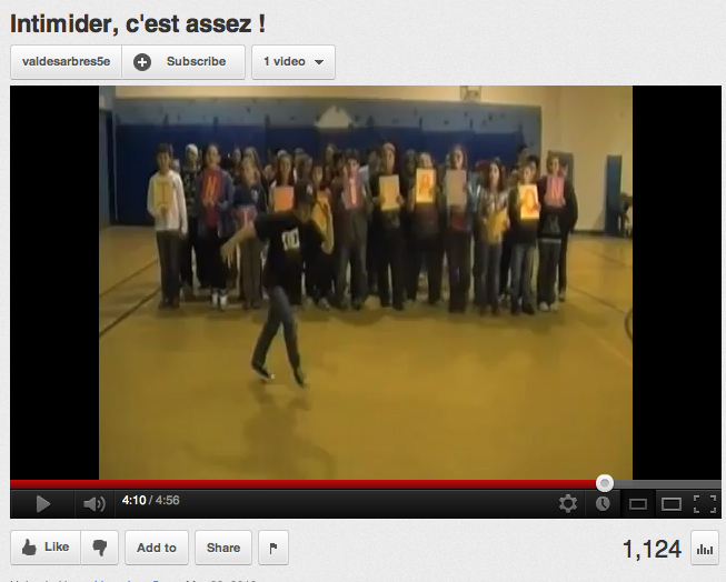 Le lipdub du projet Planète Orange de l’école Val-des-Arbres est disponible sur YouTube.