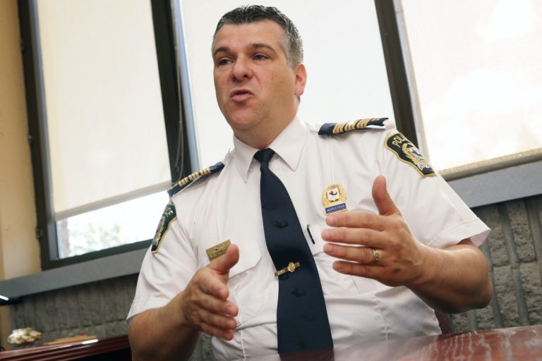 Yanik Tétreault, l'inspecteur à la Gendarmerie de la police de Laval responsable de la surveillance dans le métro. (Photo TC Media - Mario Beauregard) 