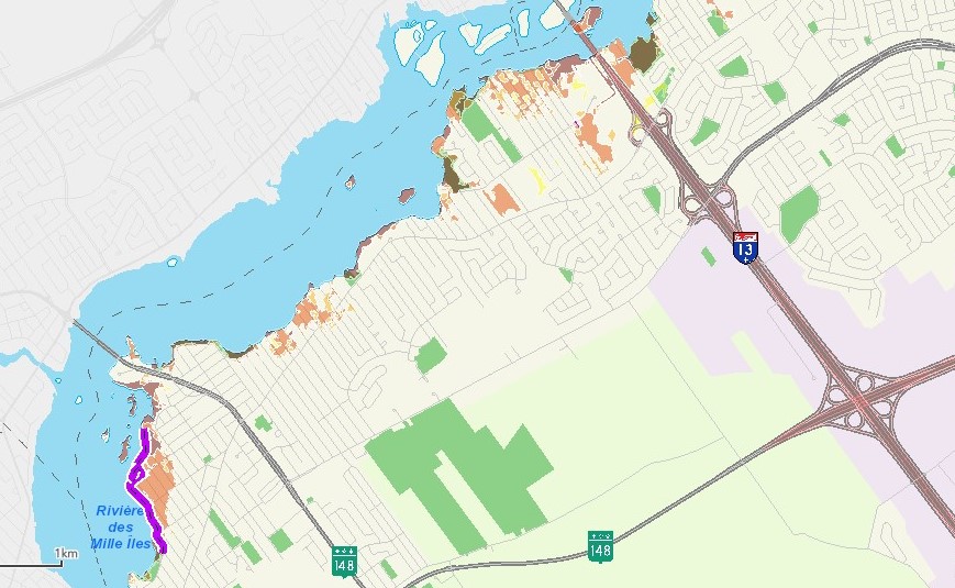 Mise à jour en continu des zones à risque Courrier Laval