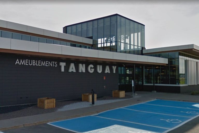Le magasin Ameublements Tanguay de Trois-Rivières qui est similaire à celui qui ouvrira ses portes prochainement à Laval.