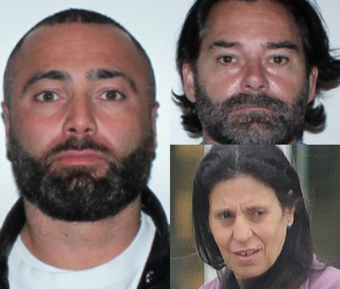 Les trois résidents de Laval recherchés: Adham Haouili, 41 ans, Benoit David, 52 ans, et Judith Zayas-Bazan, 56 ans. 