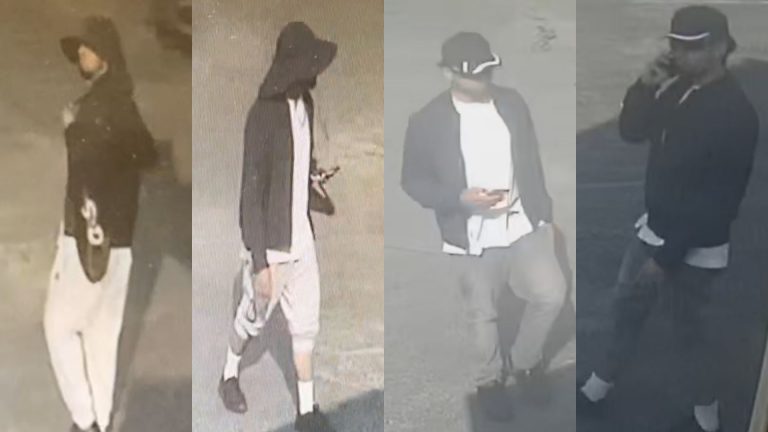 Quatre photos du suspects de l'agression armée survenue en juillet dans Fabreville, à Laval.