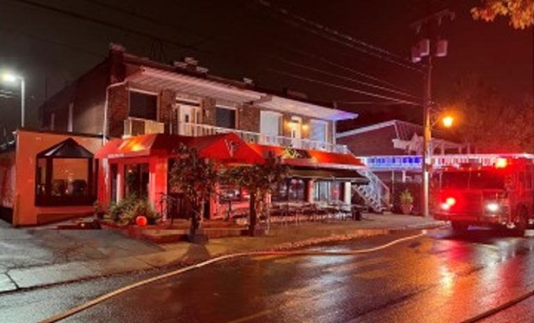 Plus de peur que de mal heureusement lors de ce début d’incendie survenu au restaurant bien connu Le Vieux Four de Laval, vite éteint et contrôlé par les pompiers du SSIL.