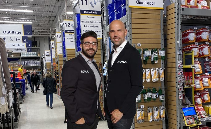 Adamo Barberio et Matthew Di Criscio, nouveaux marchands affiliés du réseau RONA dans Chomedey.