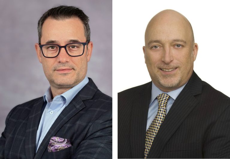Dans l’ordre habituel, Frédérick Lefebvre et Sylvain Gouin. Le premier succède au second à la direction du Bureau des transactions et des investissements immobiliers à la Ville de Laval.