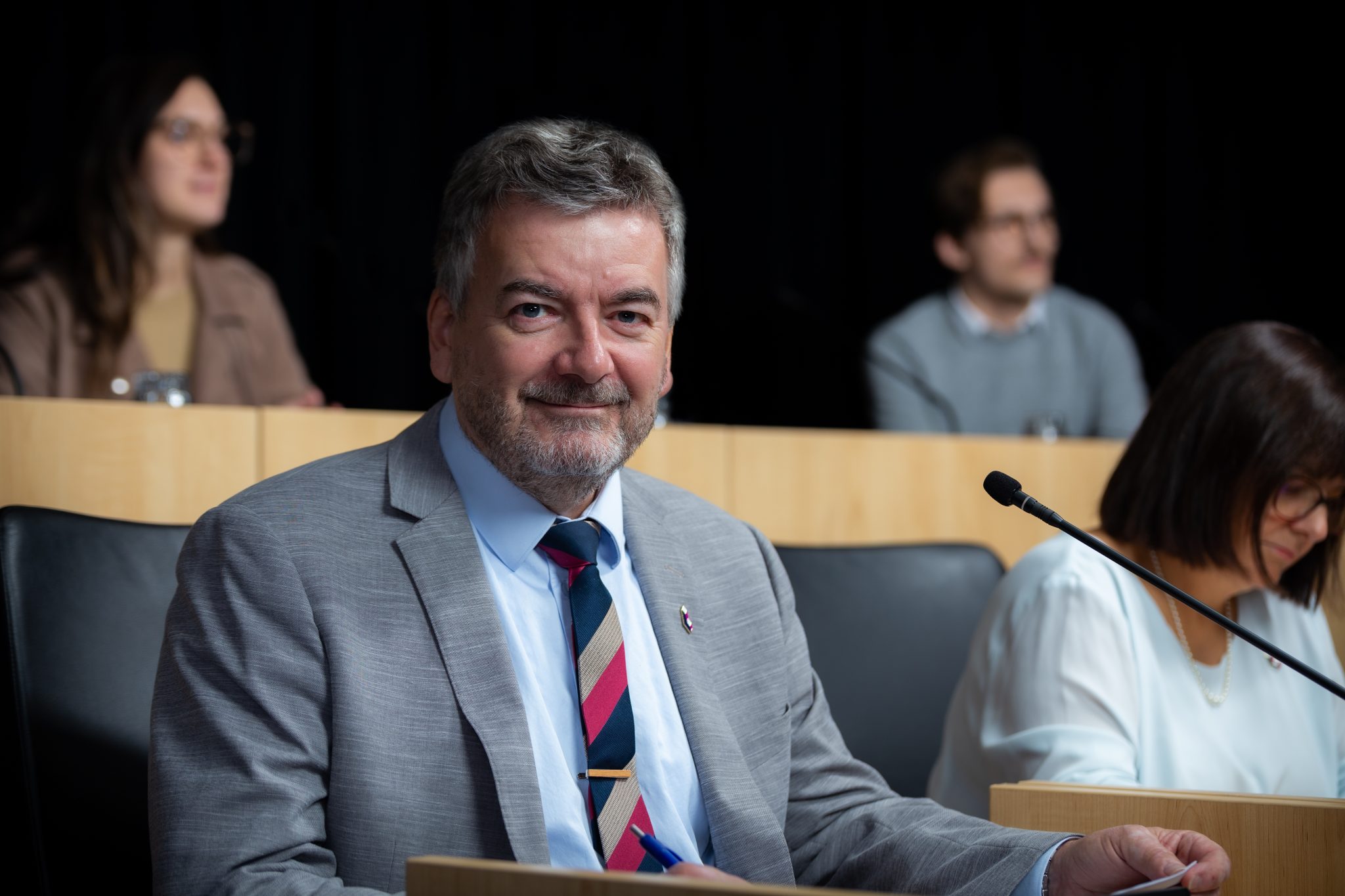 Claude Larochelle, chef intérimaire de Parti Laval et conseiller municipal de Fabreville.