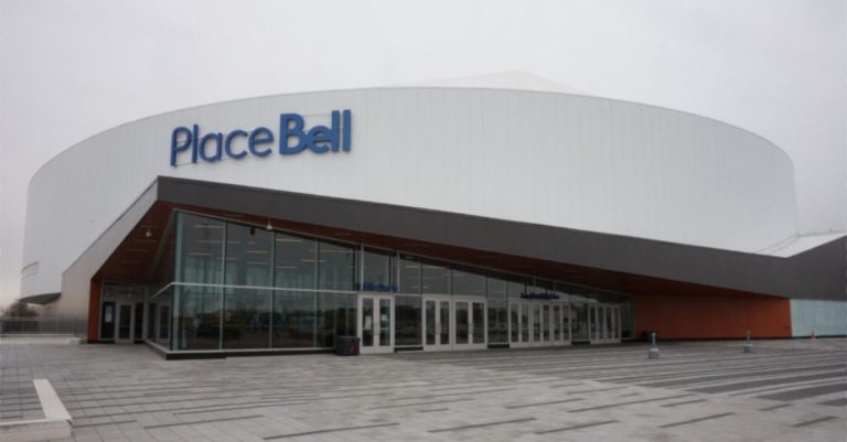 La Place Bell où évolueront les équipes de hockey de l'Université McGill en 2024-2025.
