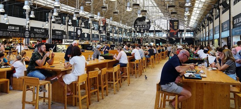 Time Out Market de Lisbonne, au Portugal.