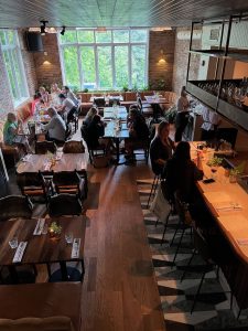 Le nouveau décor du restaurant Les Vieilles portes. (Crédit photo: Geneviève Quessy)