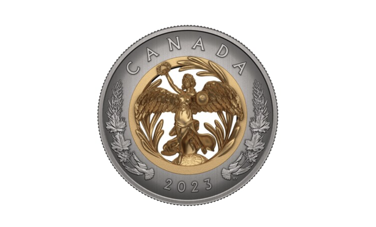 La pièce de monnaie canadienne ayant remporté un prix Coin of the year.