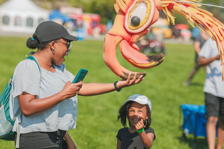 Activité d'une édition précédente de la Fête de la famille de Laval.