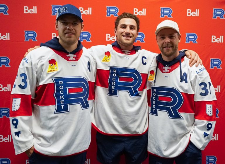 Tyler Wotherspoon, Lucas Condotta et Brandon Gignac.