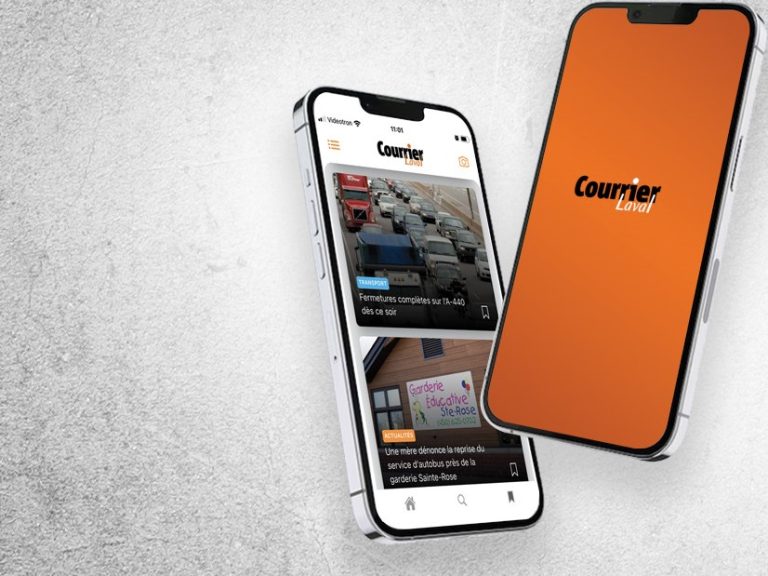 Application mobile du Courrier Laval