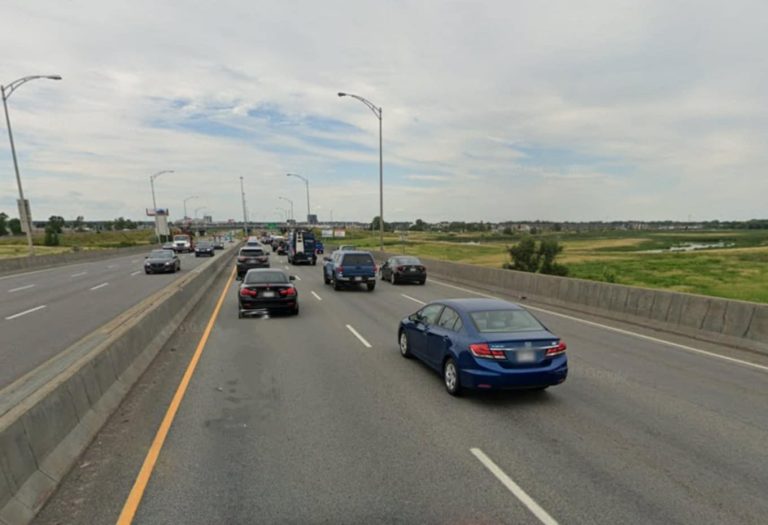 Le pont Charles-De Gaulle qui relie l'A-40 entre Montréal et Terrebonne.