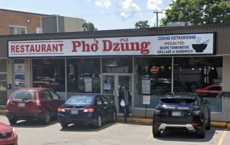 Le restaurant Pho Dzung de Laval qui a fermé ses portes à la suite d'une troisième amende émise par le MAPAQ.