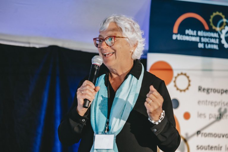 Louise Hodder, directrice générale du Pôle régional d’économie sociale de Laval.