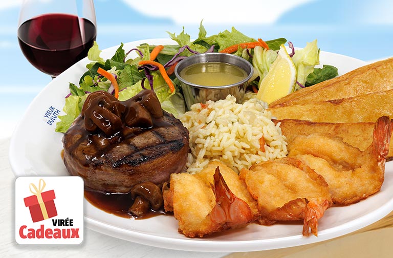 À GAGNER : Un chèque-cadeau de 100 $ à dépenser au restaurant Au Vieux Duluth Laval !