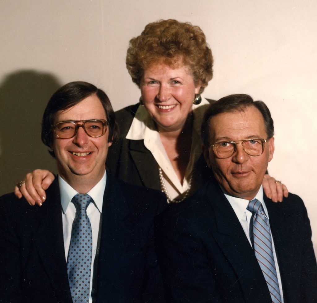 Bertrand Dudemaine, Thérèse Spénard-Pilon et Jacques Brousseau, membres fondateurs de l'Harmonie Laval et de l'Orchestre symphonique de Laval. (Photo gracieuseté)