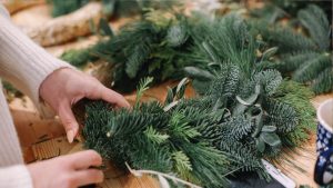 Les Serres Cléroux offrent des ateliers de création de couronnes et sapins de Noël les 7 et 8 décembre.