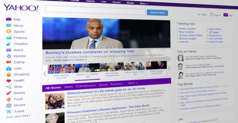 Site web de Yahoo!