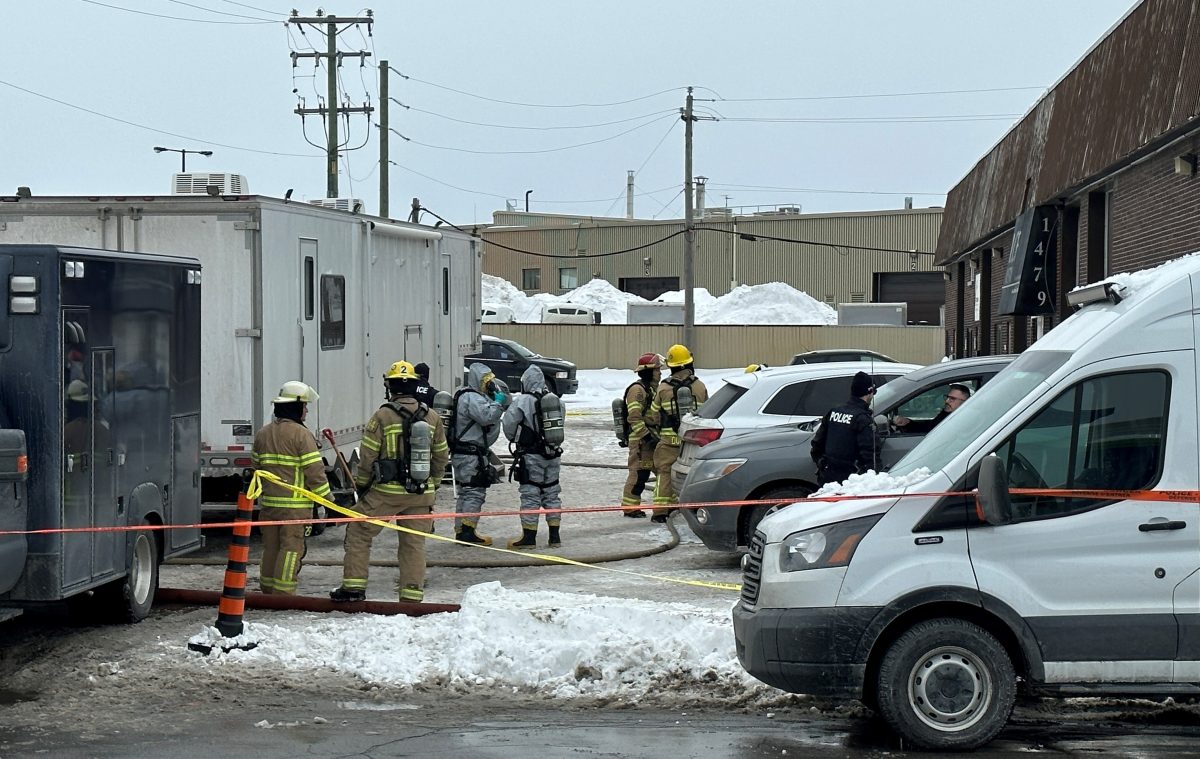 C'est le 2 février 2023 que la GRC, assistée de la police de Laval, avait procédé au démantèlement d'un laboratoire clandestin servant au trafic de cocaïne, installé dans un local commercial de la rue Cunard, dans un quartier industriel de Chomedey.