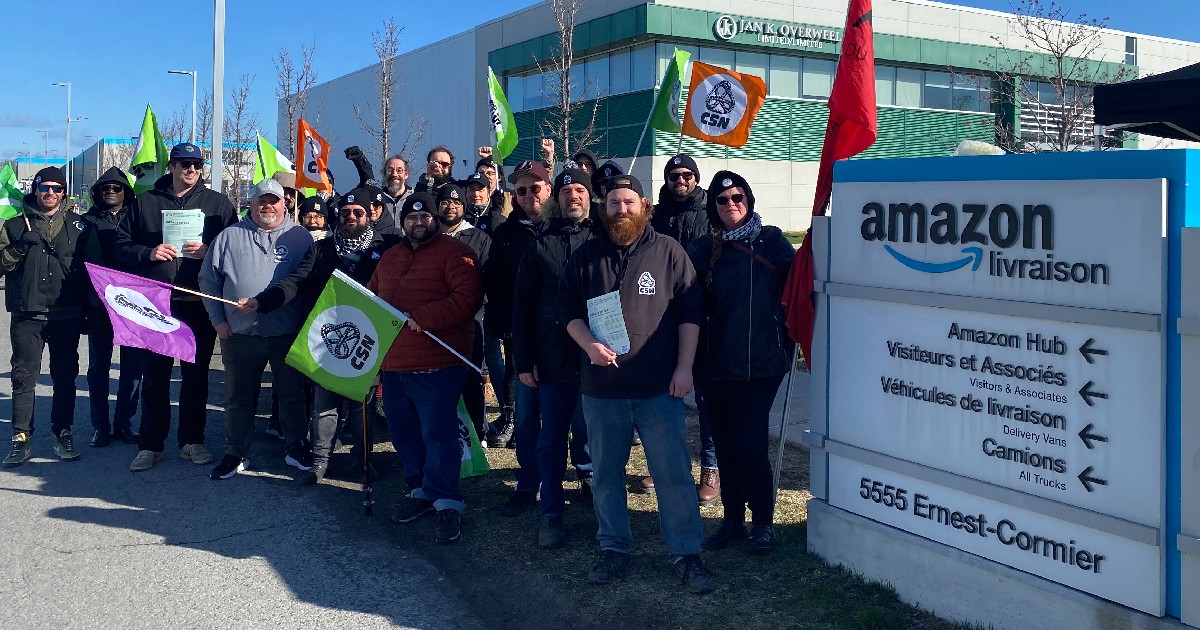 La CSN dénonce «les fermetures sauvages» d’Amazon