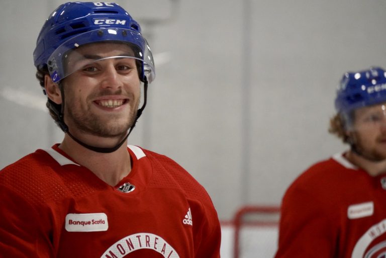 Lucas Condotta, capitaine du Rocket de Laval.