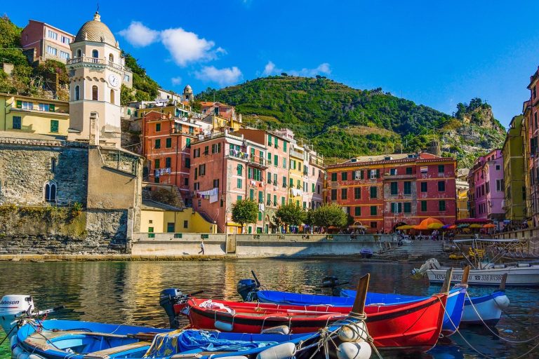 Paysage en Italie qui fait partie des pays les plus chers où voyager.