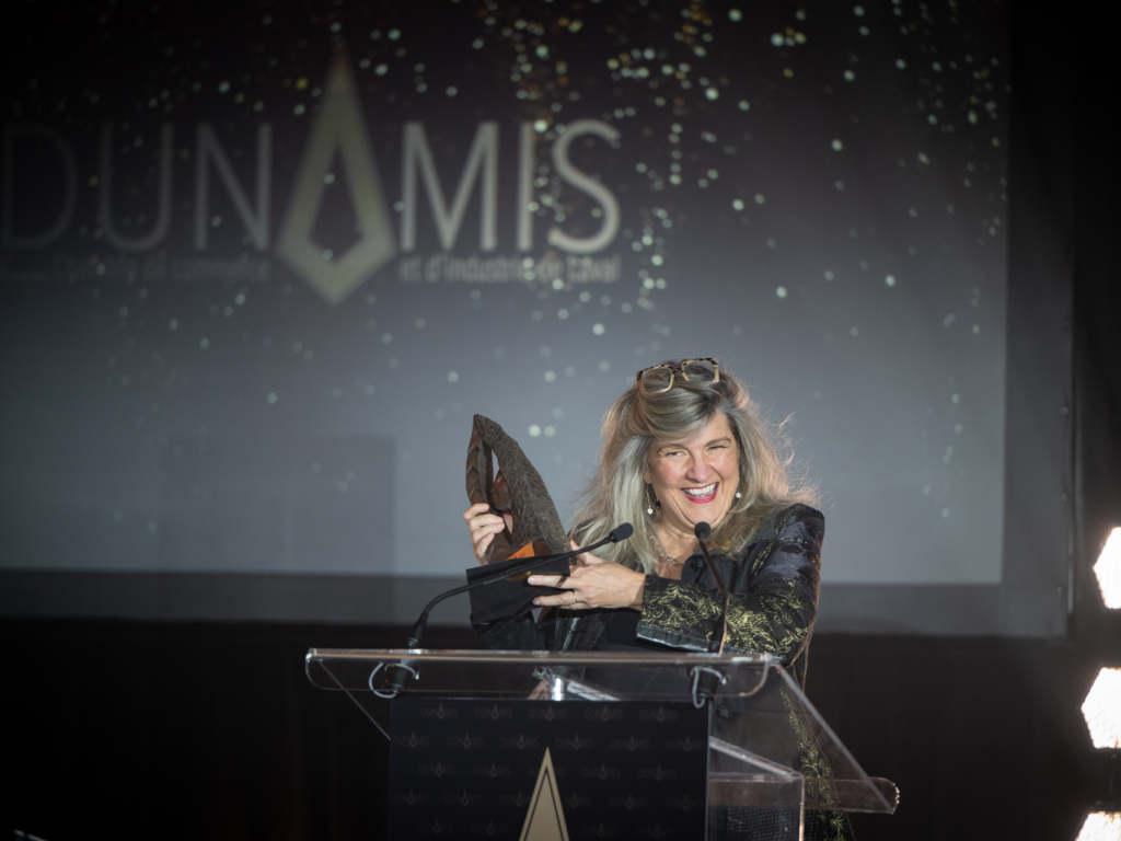 Caroline De Guire, PDG de la CCILaval, lors de l’édition 2024.