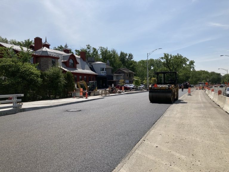 Le nouveau pont de l'île Bélair dont la reconstruction est maintenant terminée.