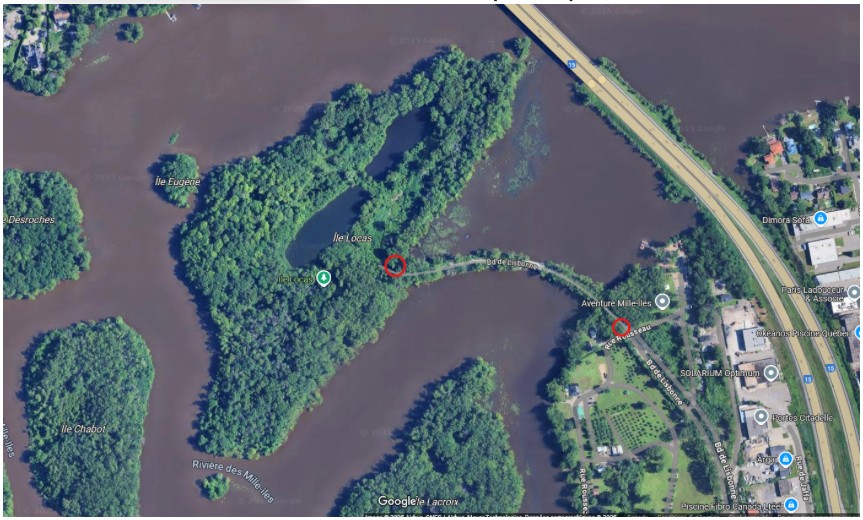 La Ville a installé deux panneaux (points rouges) d’interdiction de certains gestes et indiquant une surveillance policière. 