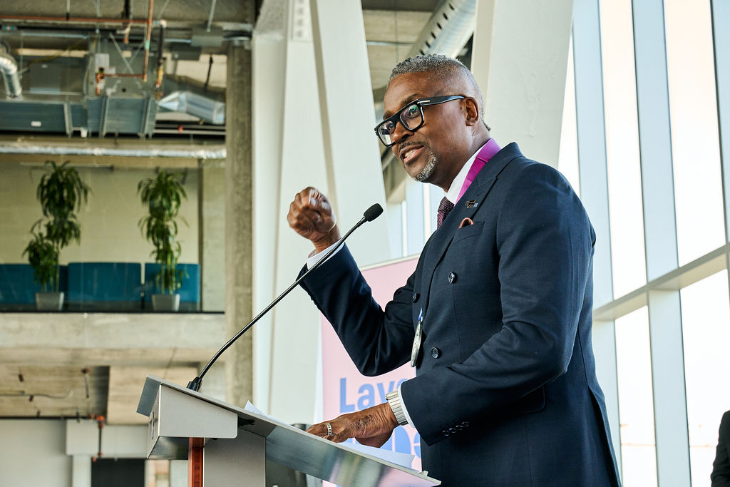 Yves-Michel Volcy, directeur général du CSSL. (Photo gracieuseté - Jany Tremblay)