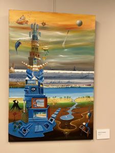 L'arbre de la connaissance, une peinture de Fablo.(Photo 2M.Media-Geneviève Quessy)
