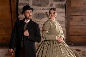 Des personnages historiques animent les visites guidées de la Maison André-Benjamin-Papineau.(Photo Gracieuseté Jeff Malo) 