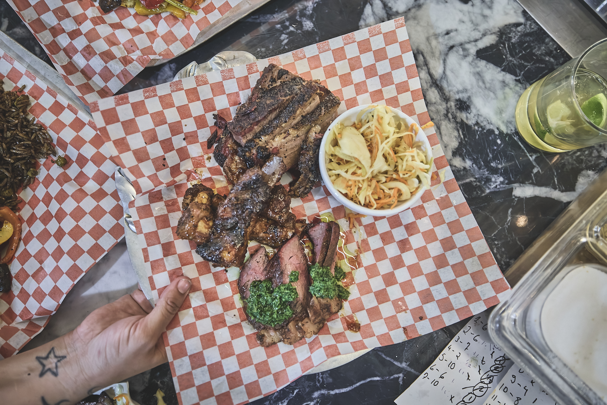 Un plat servi au restaurant 3 Pierres 1 Feu. (Photo Gracieuseté Darwin Doleyres)